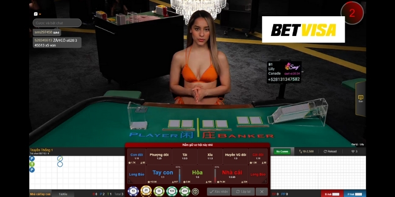 Hướng dẫn cách chơi Baccarat Betvisa cho người mới bắt đầu